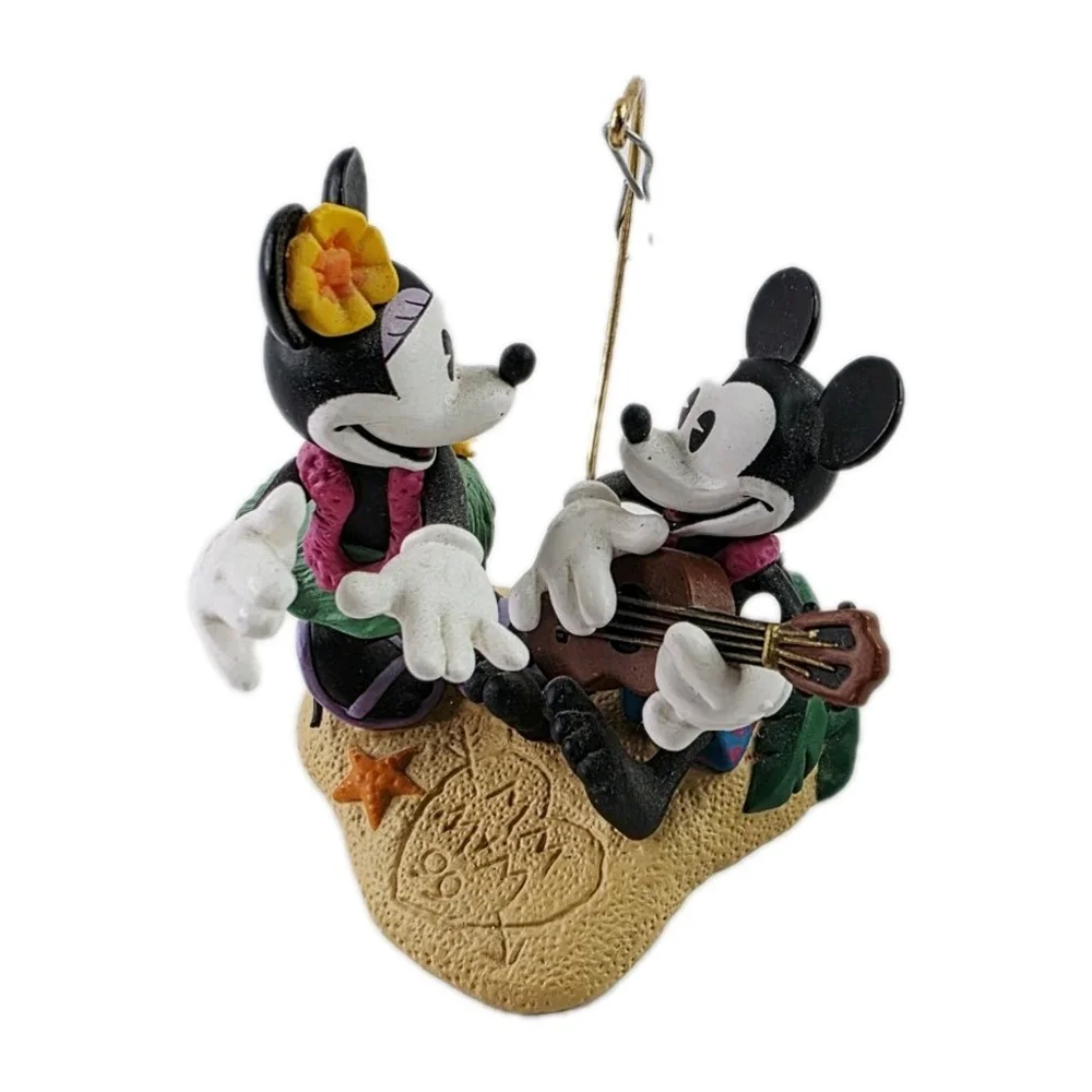 Vintage Mickey & Friends Ornaments Lot Of 6 Fantasia Donald Daisy